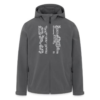 Do It Yourself - Recycelte Männer Softshell-Jacke von Stanley/Stella - Anthrazit - Vorne - AI Model Male 185 light (185cm)