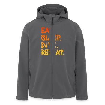 Dive - Tauchen Taucher Geschenk - Recycelte Männer Softshell-Jacke von Stanley/Stella - Anthrazit - Vorne - AI Model Male 185 light (185cm)