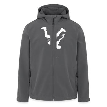 Breakdance - Recycelte Männer Softshell-Jacke von Stanley/Stella - Anthrazit - Vorne - AI Model Male 185 light (185cm)