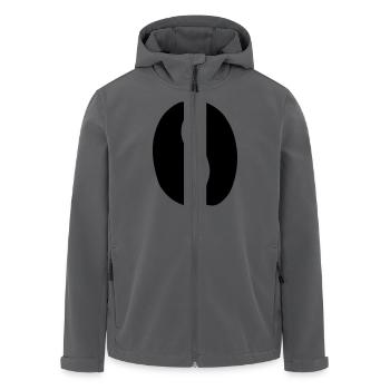 Kaffeebohne - Recycelte Männer Softshell-Jacke von Stanley/Stella - Anthrazit - Vorne - AI Model Male 185 light (185cm)
