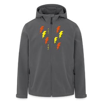 blitz - Recycelte Männer Softshell-Jacke von Stanley/Stella - Anthrazit - Vorne - AI Model Male 185 light (185cm)