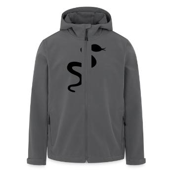 Schlange - Recycelte Männer Softshell-Jacke von Stanley/Stella - Anthrazit - Vorne - AI Model Male 185 light (185cm)