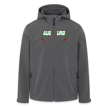 Augsburg Eishockey - Recycelte Männer Softshell-Jacke von Stanley/Stella - Anthrazit - Vorne - AI Model Male 185 light (185cm)