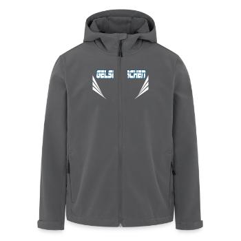 Gelsenkirchen Vector - Recycelte Männer Softshell-Jacke von Stanley/Stella - Anthrazit - Vorne - AI Model Male 185 light (185cm)