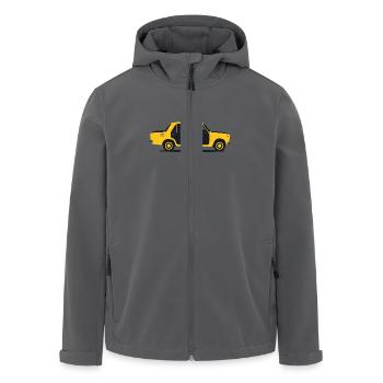 Kubanisches Taxi - Recycelte Männer Softshell-Jacke von Stanley/Stella - Anthrazit - Vorne - AI Model Male 185 light (185cm)
