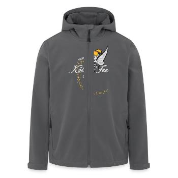 Kölsche Fee - Recycelte Männer Softshell-Jacke von Stanley/Stella - Anthrazit - Vorne - AI Model Male 185 light (185cm)