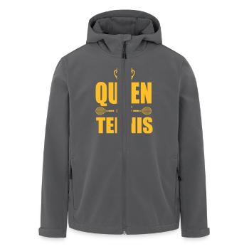 Queen of Tennis - Recycelte Männer Softshell-Jacke von Stanley/Stella - Anthrazit - Vorne - AI Model Male 185 light (185cm)