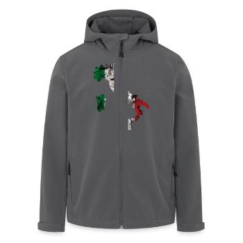 Italien, Mode, Grunge - Recycelte Männer Softshell-Jacke von Stanley/Stella - Anthrazit - Vorne - AI Model Male 185 light (185cm)