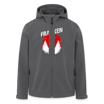 Franken - Recycelte Männer Softshell-Jacke von Stanley/Stella - Anthrazit - Vorne - AI Model Male 185 light (185cm)