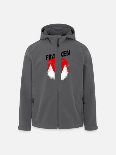 Franken - Recycelte Männer Softshell-Jacke von Stanley/Stella - Anthrazit