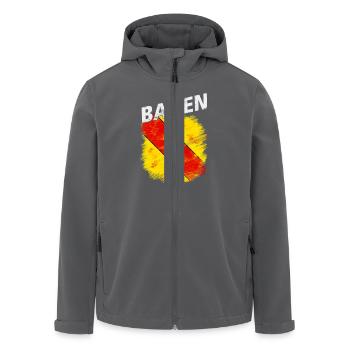 Baden - Recycelte Männer Softshell-Jacke von Stanley/Stella - Anthrazit - Vorne - AI Model Male 185 light (185cm)