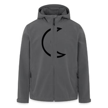 Mond - Recycelte Männer Softshell-Jacke von Stanley/Stella - Anthrazit - Vorne - AI Model Male 185 light (185cm)
