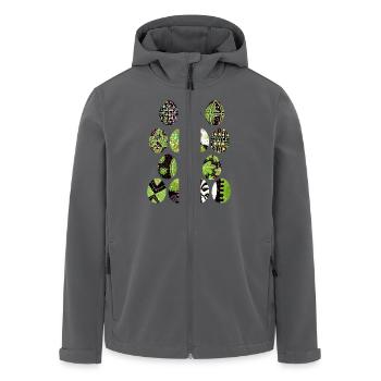 Osterei - Recycelte Männer Softshell-Jacke von Stanley/Stella - Anthrazit - Vorne - AI Model Male 185 light (185cm)