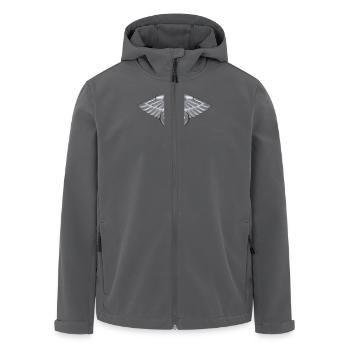 doc243 - Recycelte Männer Softshell-Jacke von Stanley/Stella - Anthrazit - Vorne - AI Model Male 185 light (185cm)
