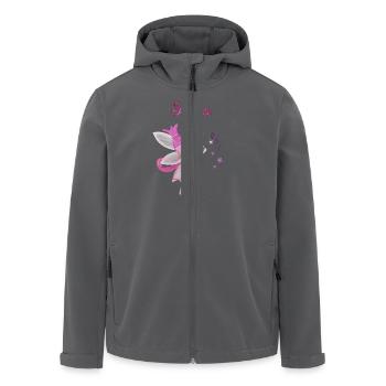 Einschulung Lina - Recycelte Männer Softshell-Jacke von Stanley/Stella - Anthrazit - Vorne - AI Model Male 185 light (185cm)