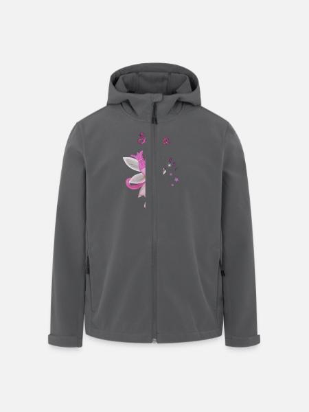 Einschulung Lina - Recycelte Männer Softshell-Jacke von Stanley/Stella - Anthrazit