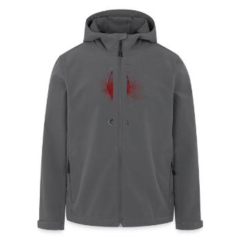 Weinglas - Recycelte Männer Softshell-Jacke von Stanley/Stella - Anthrazit - Vorne - AI Model Male 185 light (185cm)