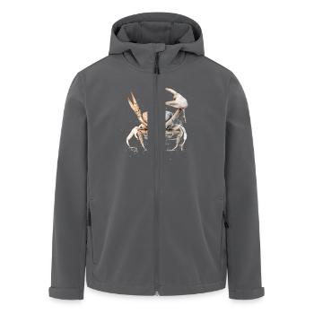 Sternzeichen Krebs - Recycelte Männer Softshell-Jacke von Stanley/Stella - Anthrazit - Vorne - AI Model Male 185 light (185cm)
