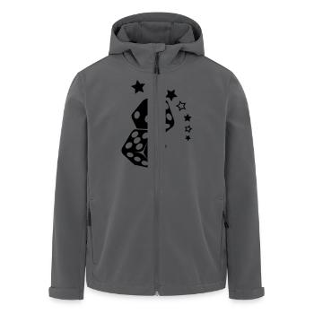 Cube ans Stars - Recycelte Männer Softshell-Jacke von Stanley/Stella - Anthrazit - Vorne - AI Model Male 185 light (185cm)