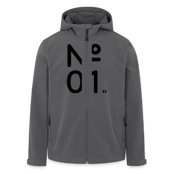 A-202 Number one - Recycelte Männer Softshell-Jacke von Stanley/Stella - Anthrazit - Vorne - AI Model Male 185 light (185cm)