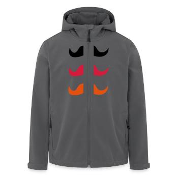 Schnurrbärte für Deutschland - Recycelte Männer Softshell-Jacke von Stanley/Stella - Anthrazit - Vorne - AI Model Male 185 light (185cm)