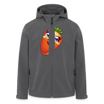Süße Karotte - Recycelte Männer Softshell-Jacke von Stanley/Stella - Anthrazit - Vorne - AI Model Male 185 light (185cm)