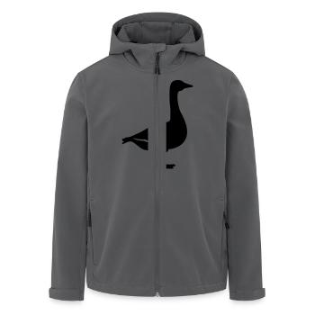 Gans - Recycelte Männer Softshell-Jacke von Stanley/Stella - Anthrazit - Vorne - AI Model Male 185 light (185cm)