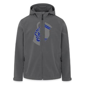 HESSEN BEMBEL - FRANKFURTER APFELWEIN BEMBEL - Recycelte Männer Softshell-Jacke von Stanley/Stella - Anthrazit - Vorne - AI Model Male 185 light (185cm)