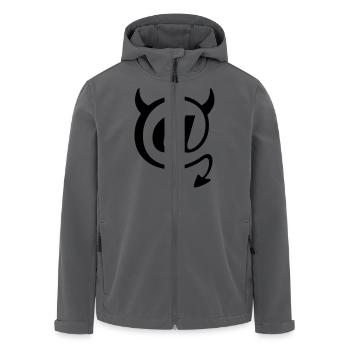 Devil @ Teufel Nerd Symbol Programmierer IT - Recycelte Männer Softshell-Jacke von Stanley/Stella - Anthrazit - Vorne - AI Model Male 185 light (185cm)