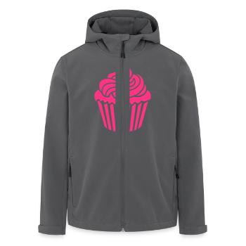 Cupcake - Recycelte Männer Softshell-Jacke von Stanley/Stella - Anthrazit - Vorne - AI Model Male 185 light (185cm)