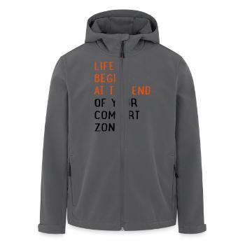 Motivation - Recycelte Männer Softshell-Jacke von Stanley/Stella - Anthrazit - Vorne - AI Model Male 185 light (185cm)