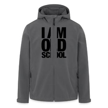 I Am Old School - Recycelte Männer Softshell-Jacke von Stanley/Stella - Anthrazit - Vorne - AI Model Male 185 light (185cm)
