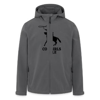 Cowgirls rule - Recycelte Männer Softshell-Jacke von Stanley/Stella - Anthrazit - Vorne - AI Model Male 185 light (185cm)