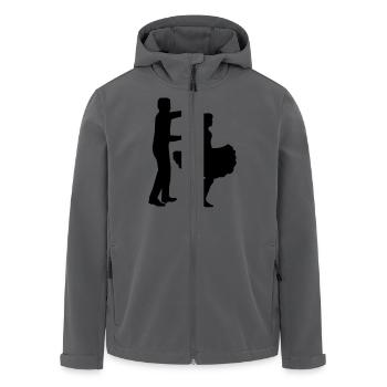 Square dance - Recycelte Männer Softshell-Jacke von Stanley/Stella - Anthrazit - Vorne - AI Model Male 185 light (185cm)