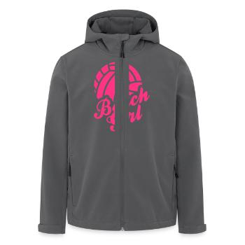 beach girl - Recycelte Männer Softshell-Jacke von Stanley/Stella - Anthrazit - Vorne - AI Model Male 185 light (185cm)