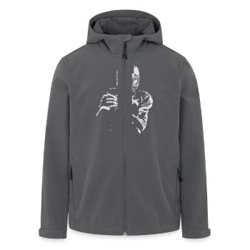 Football - Recycelte Männer Softshell-Jacke von Stanley/Stella - Anthrazit - Vorne - AI Model Male 185 light (185cm)