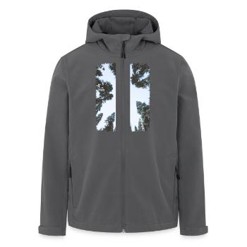 Wald & Flugzeug - Recycelte Männer Softshell-Jacke von Stanley/Stella - Anthrazit - Vorne - AI Model Male 185 light (185cm)