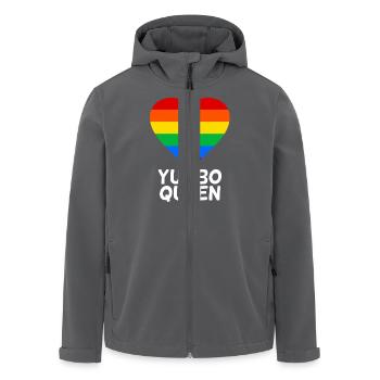 Lecker - Recycelte Männer Softshell-Jacke von Stanley/Stella - Anthrazit - Vorne - AI Model Male 185 light (185cm)