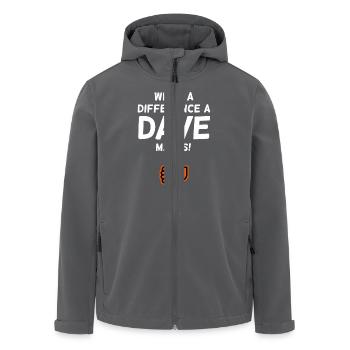 Dave - Recycelte Männer Softshell-Jacke von Stanley/Stella - Anthrazit - Vorne - AI Model Male 185 light (185cm)
