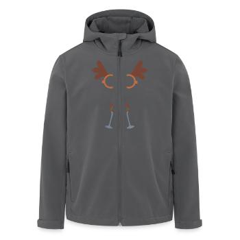 Weihnachtsdesign-Geschenkidee-Feier - Recycelte Männer Softshell-Jacke von Stanley/Stella - Anthrazit - Vorne - AI Model Male 185 light (185cm)