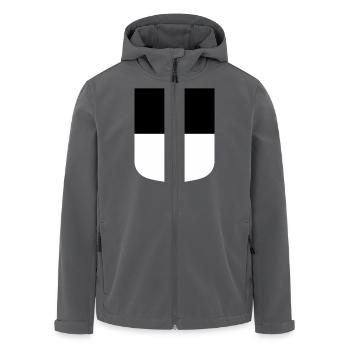 Ulm - Recycelte Männer Softshell-Jacke von Stanley/Stella - Anthrazit - Vorne - AI Model Male 185 light (185cm)