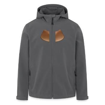Dekolleté - Brüste - Recycelte Männer Softshell-Jacke von Stanley/Stella - Anthrazit - Vorne - AI Model Male 185 light (185cm)