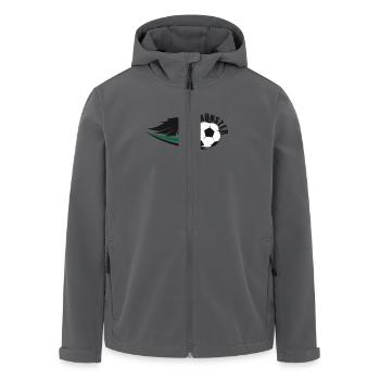 Münster Fußball - Recycelte Männer Softshell-Jacke von Stanley/Stella - Anthrazit - Vorne - AI Model Male 185 light (185cm)