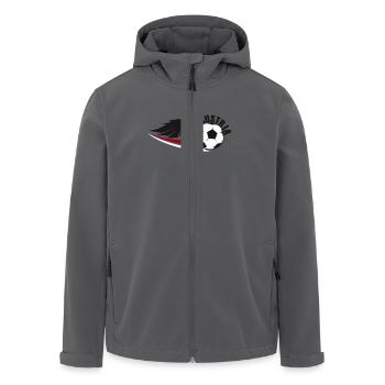 Austria Fussball - Recycelte Männer Softshell-Jacke von Stanley/Stella - Anthrazit - Vorne - AI Model Male 185 light (185cm)