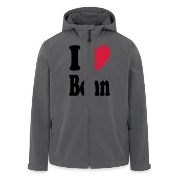 I love Bonn - Recycelte Männer Softshell-Jacke von Stanley/Stella - Anthrazit - Vorne - AI Model Male 185 light (185cm)