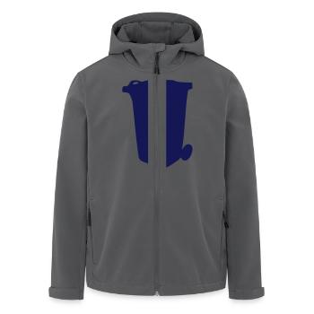 rubbish_bins - Recycelte Männer Softshell-Jacke von Stanley/Stella - Anthrazit - Vorne - AI Model Male 185 light (185cm)