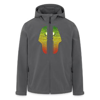 Pharaon Swagg Rasta - Recycelte Männer Softshell-Jacke von Stanley/Stella - Anthrazit - Vorne - AI Model Male 185 light (185cm)