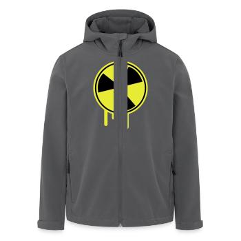 atom_symbol_1_f2 - Recycelte Männer Softshell-Jacke von Stanley/Stella - Anthrazit - Vorne - AI Model Male 185 light (185cm)