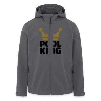 Pool King - Recycelte Männer Softshell-Jacke von Stanley/Stella - Anthrazit - Vorne - AI Model Male 185 light (185cm)