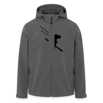 Skiing Ski - Recycelte Männer Softshell-Jacke von Stanley/Stella - Anthrazit - Vorne - AI Model Male 185 light (185cm)